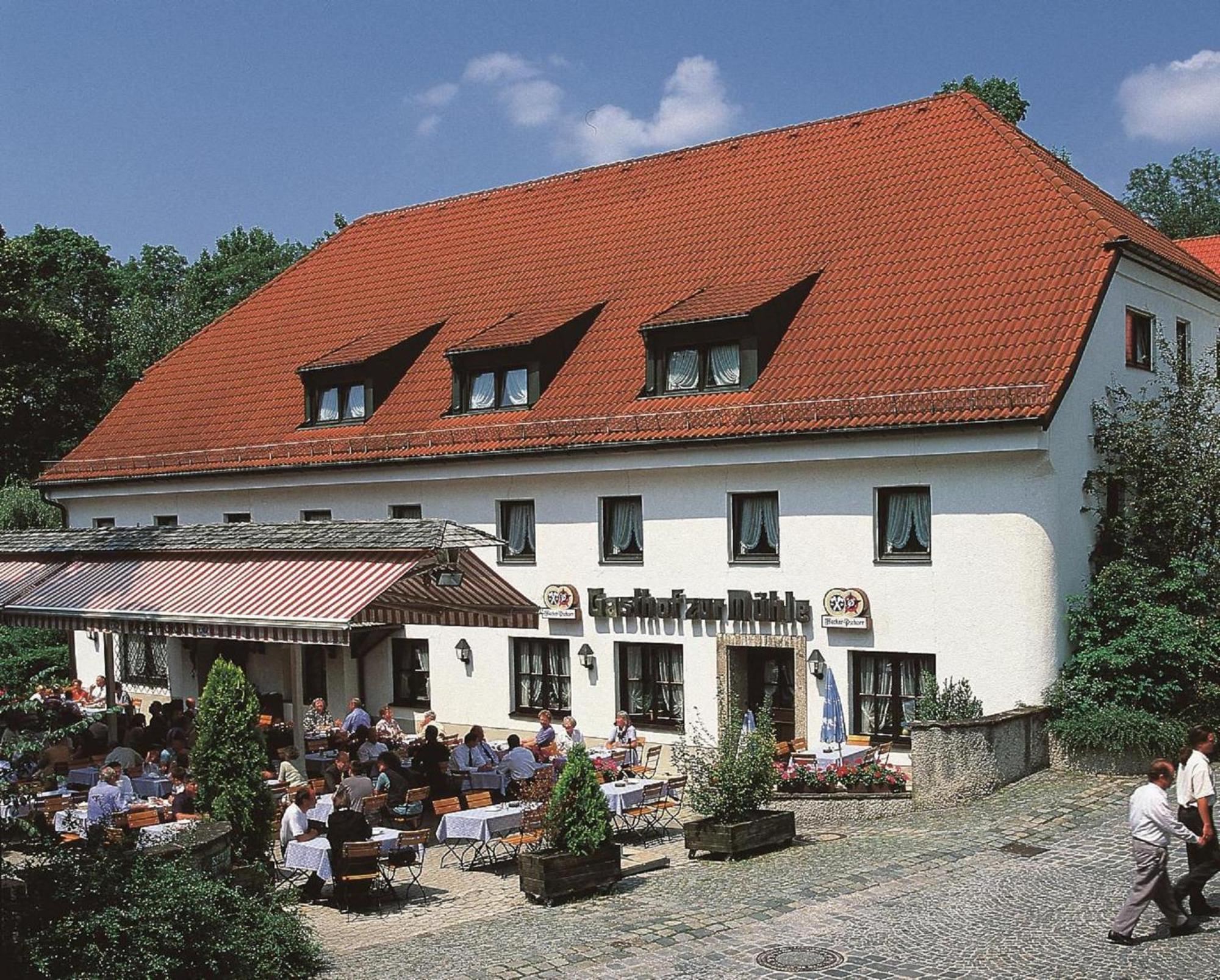 Hotel Zur Muehle Ismaning Bagian luar foto